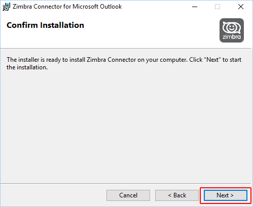 zimbra outlook connector not syncing folders